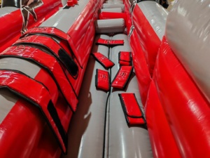 Juegos Competitivos Inflables de Doble Carril para Team Building, Bungee Run en Venta - Product Image 6