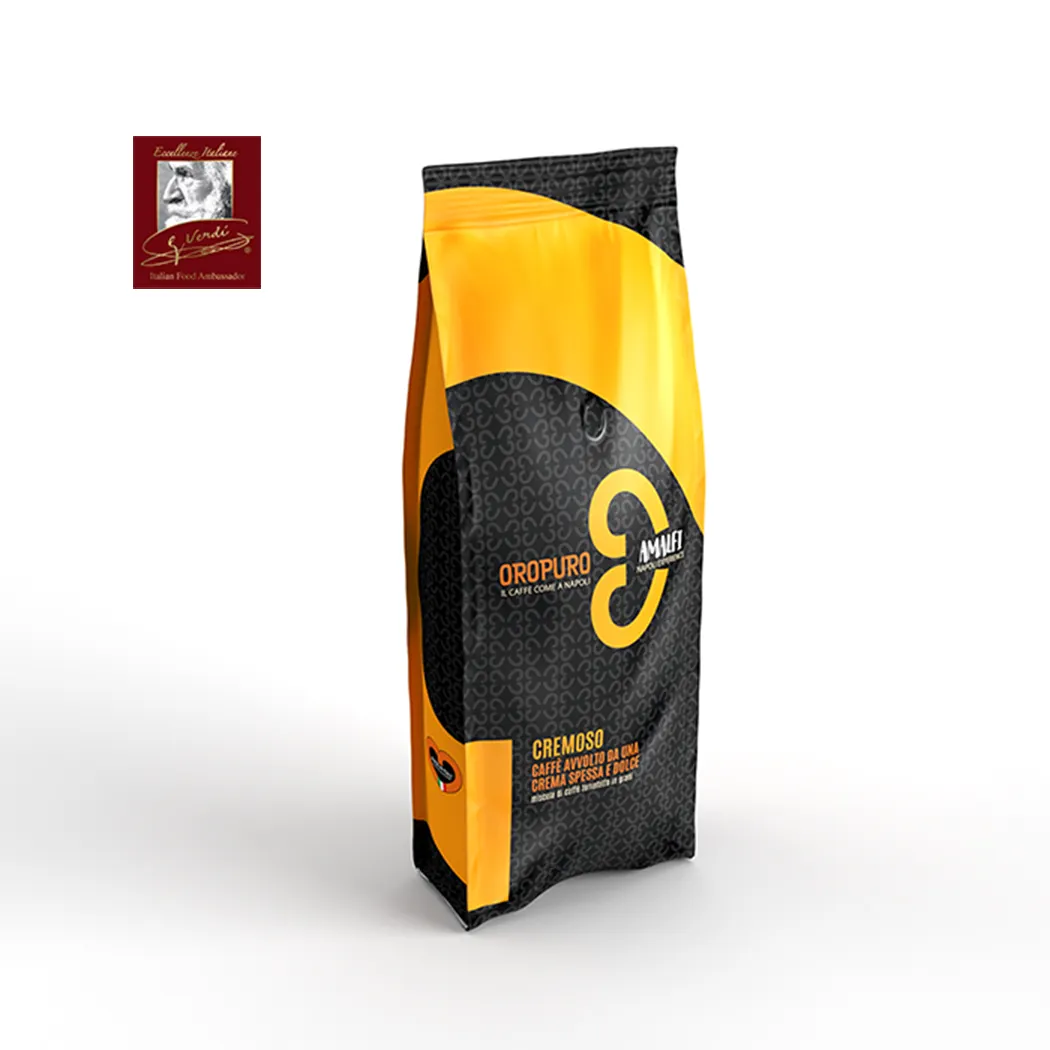 Caffè torrefatto in grani 1Kg 80% arabo 20% Robusta Made in Italy selezione GVERDI cibo italiano