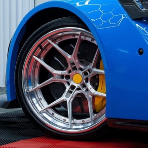 2 3 piezas 5x110 5x112 5x114,3 5x120 5x150 5x llanta de rueda forjada pulida de oro para <span class=keywords><strong>Aston</strong></span> <span class=keywords><strong>Martin</strong></span> Tesla Mercedes <span class=keywords><strong>AMG</strong></span> Alfa Romeo E36 q50 - Product Image 2