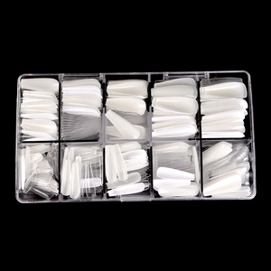 500 Uds. Puntas de Uñas Postizas Transparentes de ABS sin Rastro, Extensión de Uñas Acrílicas Naturales, Puntas de Uñas Postizas de Bailarina para Manicura Francesa - Product Image 5