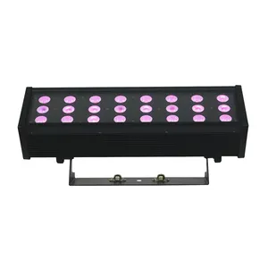 square 24*10W high power led wall washers/ RGBW full color DMX IP65 24pcs LED Square wall washer led dj light