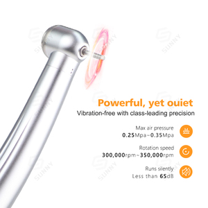 แฮนด์พีซฟันด้วยความเร็วสูงกังหันลมเสียงสูงสำหรับทันตกรรม - Product Image 4