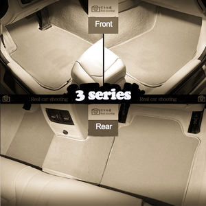 Ensemble complet de <span class=keywords><strong>tapis</strong></span> de sol de luxe en textile velours Autos <span class=keywords><strong>Tapis</strong></span> de sol en nylon pelucheux original pour <span class=keywords><strong>BMW</strong></span> X1 X2 X3 X4 X5 X6 X7 Série 2 M6 4 - Product Image 4