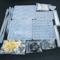 Moule en Silicone Petites Étoiles pour Bijoux en Résine, Pendentifs et Ornements, Idéal pour Boucles d'Oreilles DIY Gouttes de Cristal