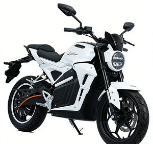 Motocicleta Eléctrica Deportiva de Alta Velocidad de 64V y 3000W, Versión Blanca y Negra, para Adultos - Product Image 2
