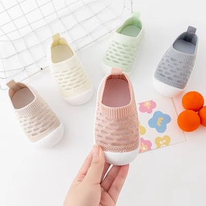 <strong>Baby</strong> Walking <strong>Shoes</strong> Soft Soles Fly-knit Single Mesh Breathable Summer Sandals Non-slip Plaid Unisex for Children Aged 6 <strong>Months</strong> <strong>3</strong> - Product Image 2
