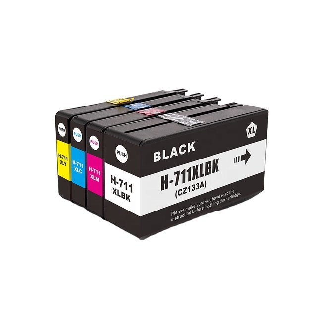 INK-TANK 711 711XL Premium Color Compatible InkJet Ink Cartridge for HP711 for HP Designjet T520 T120 24 T120 610 Printer