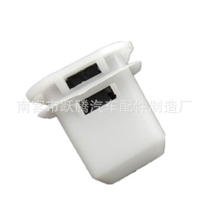 Clips de siège Buick 38mmx28mm en plastique blanc, fixation de siège arrière de voiture, pièces de rechange auto 1364 - Product Image 4
