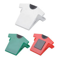 Porte-mémos T-shirt de marque pour salons professionnels et événements, clip magnétique personnalisé avec logo pour promotion commerciale