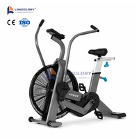 Bicicleta de Resistencia con Pantalla LED para Gimnasio Comercial, Bicicleta de Aire para Entrenamiento de Cuerpo Completo para Centro de Fitness