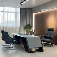 Chaises de bureau ergonomiques pivotantes de luxe traditionnelles en cuir véritable, vente chaude en usine, personnalisables