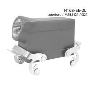 Heavy Duty 16B Kim Loại Nhà ở H16B-SE-2L-M25-M21-PG21 kết nối nhà ở 10A Đánh giá hiện tại - Product Image 2