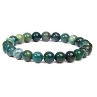 Bracelet en pierre naturelle 8 mm, best-seller, cadeau, bijoux fins, énergie, puissance, bracelet extensible, cristal de guérison, unisexe, anniversaire
