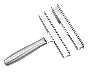 गाय के घोड़े की ऊन सेरेटेड कंघी खरोंच और स्टॉप खुजली की डबल सिर वाली स्थिर आपूर्ति पालतू बिल्ली और कुत्ते के बालों की कंघी दोनों तरफ ब्रश की सफाई - Product Image 3