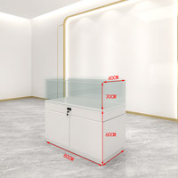 Vitrine de présentation mobile en verre personnalisable pour bijoux, lunettes, téléphones portables, figurines, musées et objets de patrimoine culturel