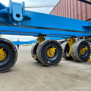 16 Zoll 22 Zoll drehbare Versand behälter Rollen <span class=keywords><strong>9</strong></span> Tonnen aufblasbare Gummi räder Versand behälter Mobile Räder - Product Image 4