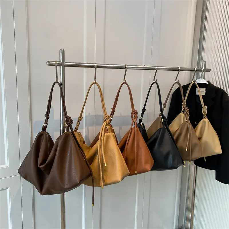 Fashion Trendy Girls Large Hand Bags Soft Hobo Shoulder Bag Leather Handbags For Women