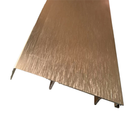 Rodapié de Aluminio de Estilo Elegante con Tira de Luz LED Opcional, Moldura de Pared Resistente a Impactos, Perfil de Rodapié de Aluminio Anodizado