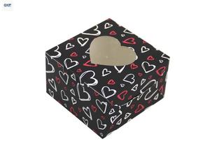 वैलेंटाइन थीम लव हार्ट कठोर पेपरबोर्ड चुंबकीय बंद भोजन सुरक्षित कैंडी उपहार पैकेजिंग पार्टी स्पष्ट खिड़की के पक्ष में' - Product Image 3