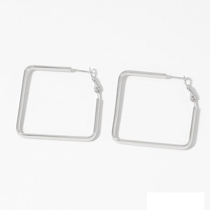 Wholesale Bulk 316L Stainless Steel 14k 18k Gold Plated Fine Jewelry Fashion Hoop Exaggerated Light Big <b>Large</b> Earrings for Women - Product Image 6