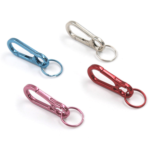 Chất lượng cao Hợp kim kẽm xoay Carabiner dây buộc xoay kích hoạt móc Clasp Móc Chìa Khóa Clasp Nickel màu <span class=keywords><strong>Snap</strong></span> móc cho Keychain - Product Image 6