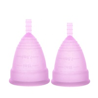 Copas menstruales de silicona OEM/ODM fáciles de limpiar para mujeres durante su ciclo menstrual