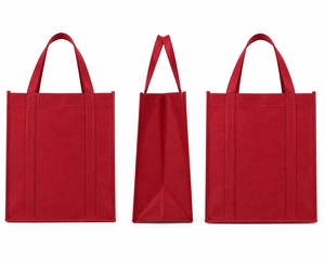 Sac fourre-tout réutilisable en polypropylène non tissé, imprimé sur mesure, écologique, avec logo, 80 GSM, pour cadeaux et artisanat - Product Image 3
