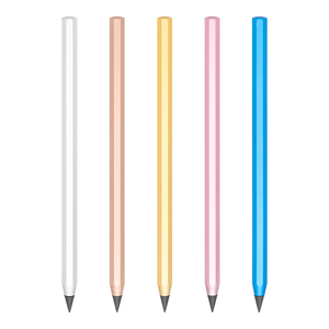 Lápiz sin fin de metal sin tinta lápiz eterno tecnología negra eco Forever HB lápiz para la escuela Oficina dibujo escritura gráficos - Product Image 6