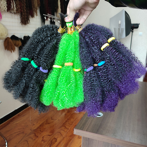 <span class=keywords><strong>Marley</strong></span> Crochet Trecce di Capelli Afro Crespi Intrecciare I Capelli Sintetici Crochet Trecce Estensioni Dei Capelli per Le Donne - Product Image 2