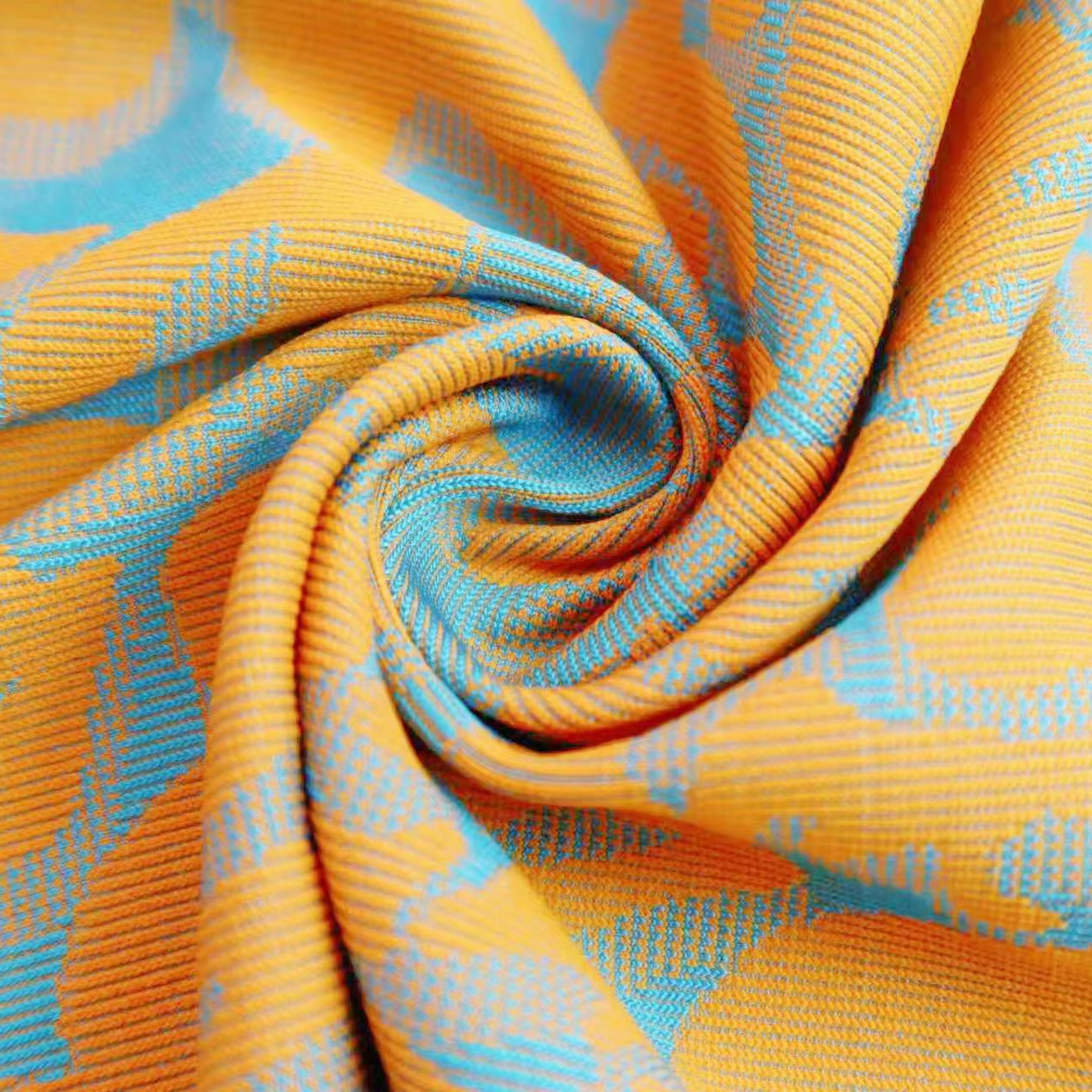 3D Embossed Elastic Lightweight Nylon-Spandex Functional Jersey Fabric for Sportswear Lingerie & Swimwear-Girls