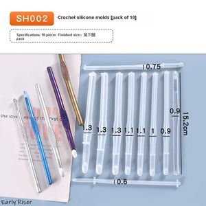 Early Riser 18 Styles Moules en résine, Moules en silicone pour crochet, Cendrier, Boutons <span class=keywords><strong>de</strong></span> jeu, Clip musical, pour loisirs créatifs et outils pratiques - Product Image 6