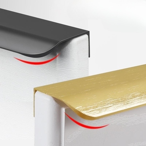 <span class=keywords><strong>Hot</strong></span> bán đồ nội thất dài xử lý nhà bếp g hình dạng xử lý nhôm hồ sơ ngăn kéo xử lý - Product Image 3