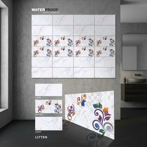 Mejor Precio, Azulejo de Pared de Cerámica de 300x600mm, 30x60cm, Acabado Brillante Digital, Garantía de 5 Años, 6mm de Grosor, Azulejo Decorativo para Sala de Estar - Product Image 4