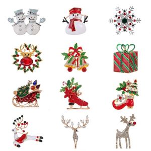 Nueva Moda Decoración Navideña Broche de Campana de Copo de Nieve 1688 Agente de Compras Directo de Fábrica China para Árbol de Navidad y Zapatos - Product Image 1