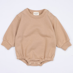 Barboteuse à bulles certifiée CPC pour tout-petits avec bouton-pression <span class=keywords><strong>Sweat</strong></span>-shirt à manches longues pour vêtements d'automne pour bébé - Product Image 2