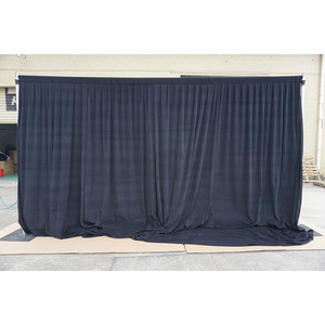 Aluminum <b>backdrop</b> <b>stand</b> wedding double pipe and drape kit - Product Image 1
