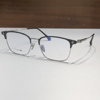 Gafas Ópticas de Diseño de Alta Calidad para Hombre y Mujer, Modelo Punk CH5412 TALLA 54-17, Monturas de Acetato y Titanio de Lujo para Negocios