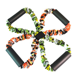 Couverture camouflage pour bandes de résistance Cody Figure-8 15 25 35 Lbs pour l'épaule, le dos, la poitrine et le fitness - Product Image 1