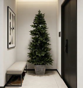 <span class=keywords><strong>Sapin</strong></span> de Noël artificiel unique en PE de 2,1 m, design superposé spécial, <span class=keywords><strong>sapin</strong></span> de Noël en <span class=keywords><strong>pot</strong></span> pour la décoration intérieure des fêtes de Noël - Product Image 1