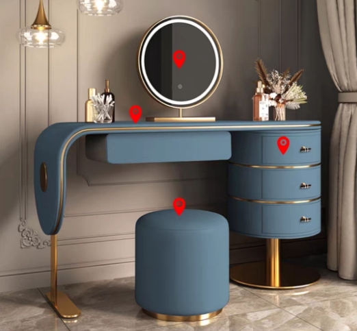 Blue Vanity