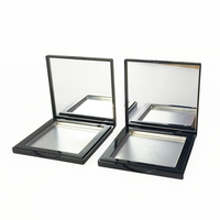 Boîtier compact en plastique vide à 1 compartiment, recyclable, pour palette de fards à paupières, poudre libre, crème pour le visage, rouge à lèvres, crème pour les yeux, lotion, soins de la peau