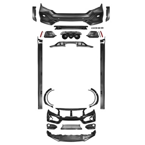 Kit de Carrocería Completo Estilo <span class=keywords><strong>R</strong></span> Honghang Manufacture con Labio de Parachoques, Faldó<span class=keywords><strong>n</strong></span> Lateral y Aleró<span class=keywords><strong>n</strong></span> Trasero para Honda Civic FD2, Accesorios de Kit de Carrocería 2015+ - Product Image 1