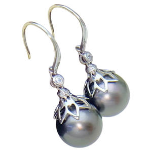 22593 Plateau vide pour boucles d'oreilles en argent S925, pour perles DIY de 10-13mm, accessoires de mode, bijoux en argent, crochets d'oreille - Product Image 5