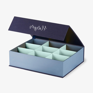 Logo personalizzato di lusso grande vano in cartone di carta biscotti confezione regalo per biscotti con divisori - Product Image 6