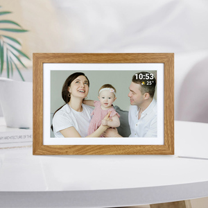 Tùy chỉnh khung gỗ 10.1 inch 800x1280 IPS màn hình cảm ứng hình ảnh video Khung ảnh kỹ thuật số với frameo ứng dụng - Product Image 1