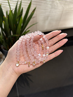 Bracelet en cristal naturel Sinyore - Quartz rose