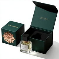 Ensemble de flacons de parfum vides de luxe en gros, 30 ml, 50 ml, 100 ml, flacon pulvérisateur en verre transparent avec emballage cadeau haut de gamme pour cosmétiques