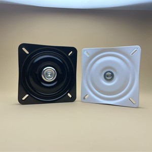 Placa Giratoria Universal Cuadrada de 4-14 Pulgadas, Base de Acero Laminado en Frío para Muebles, Diseño Minimalista, Uso en Interiores - Product Image 1