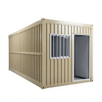 Conteneur pliable respirant de type X à structure en acier avec panneau sandwich pour usage modulaire en boutique, entrepôt ou bureau portable