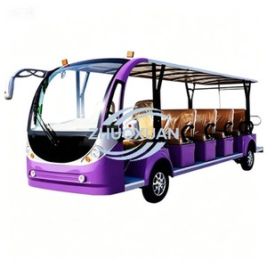 รถรับส่งนักท่องเที่ยวไฟฟ้าสีขาว 14 ที่นั่ง 72V ระยะทางวิ่ง 80-100 กม. - Product Image 2